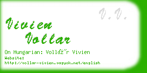 vivien vollar business card
